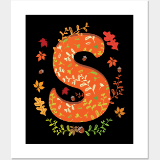 Letter S Monogram Posters and Art